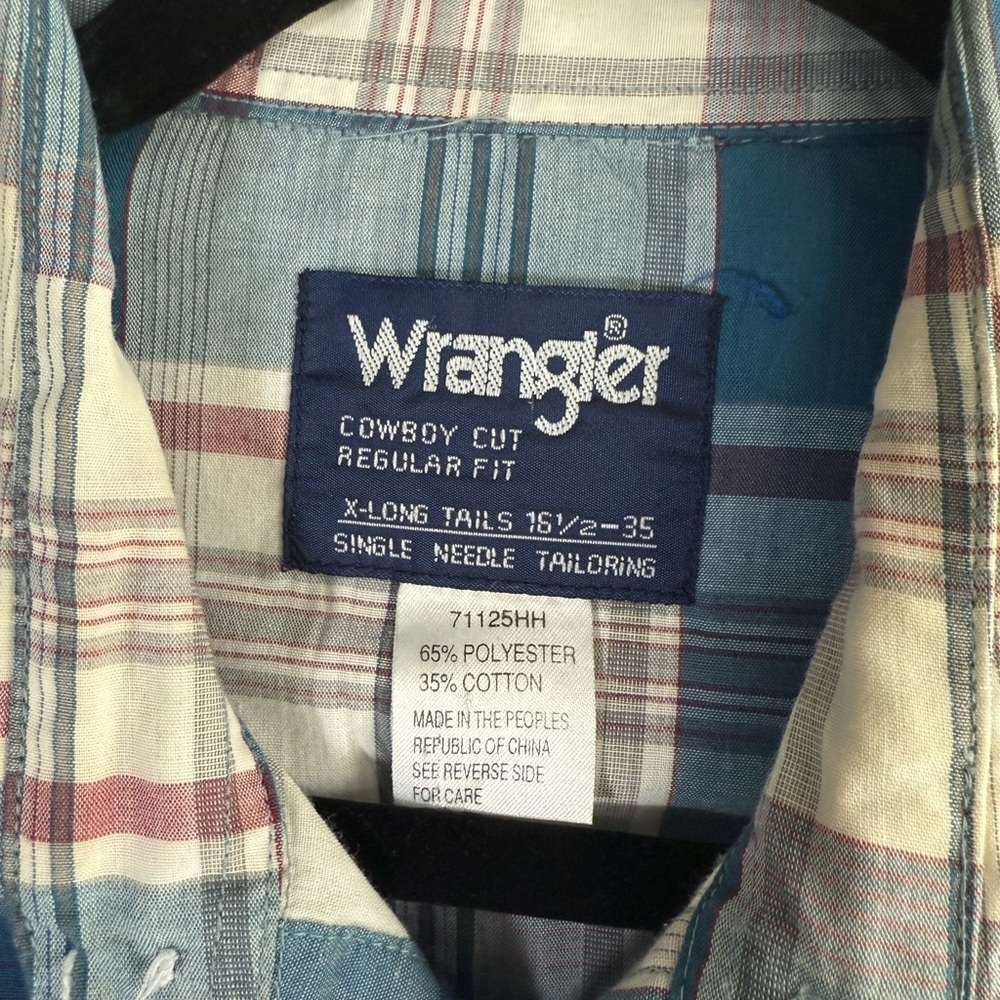 Vintage Wrangler snap button shirt • Men’s unsized - Picture 6 of 6